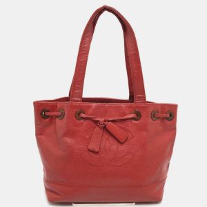 Chanel Red Cc Mark Bag Vintage Tote Bag, Tote Handbags - Luxury Closet catalog