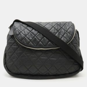 Chanel Quilted Nylon Leather Black Coco Cocoon Shoulder Bag, Shoulder Bags - Luxury Closet catalog
