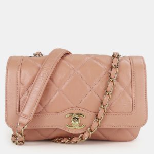 Chanel Leather Peach Beige Matelasse No. 29 Coco Mark Single Chain Shoulder Bag, Shoulder Bags - Luxury Closet catalog