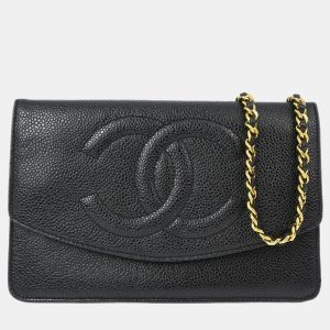 Chanel Black Calfskin Woc Chain Shoulder Wallet Bag, Wallets & Money Clips - Luxury Closet catalog