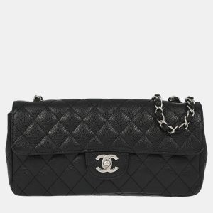 Chanel Black Calfskin East West Shoulder Bag, Shoulder Bags - Luxury Closet catalog