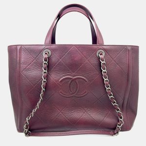 Chanel Wine Red Matelasse Tote bag, Tote Handbags - Luxury Closet catalog