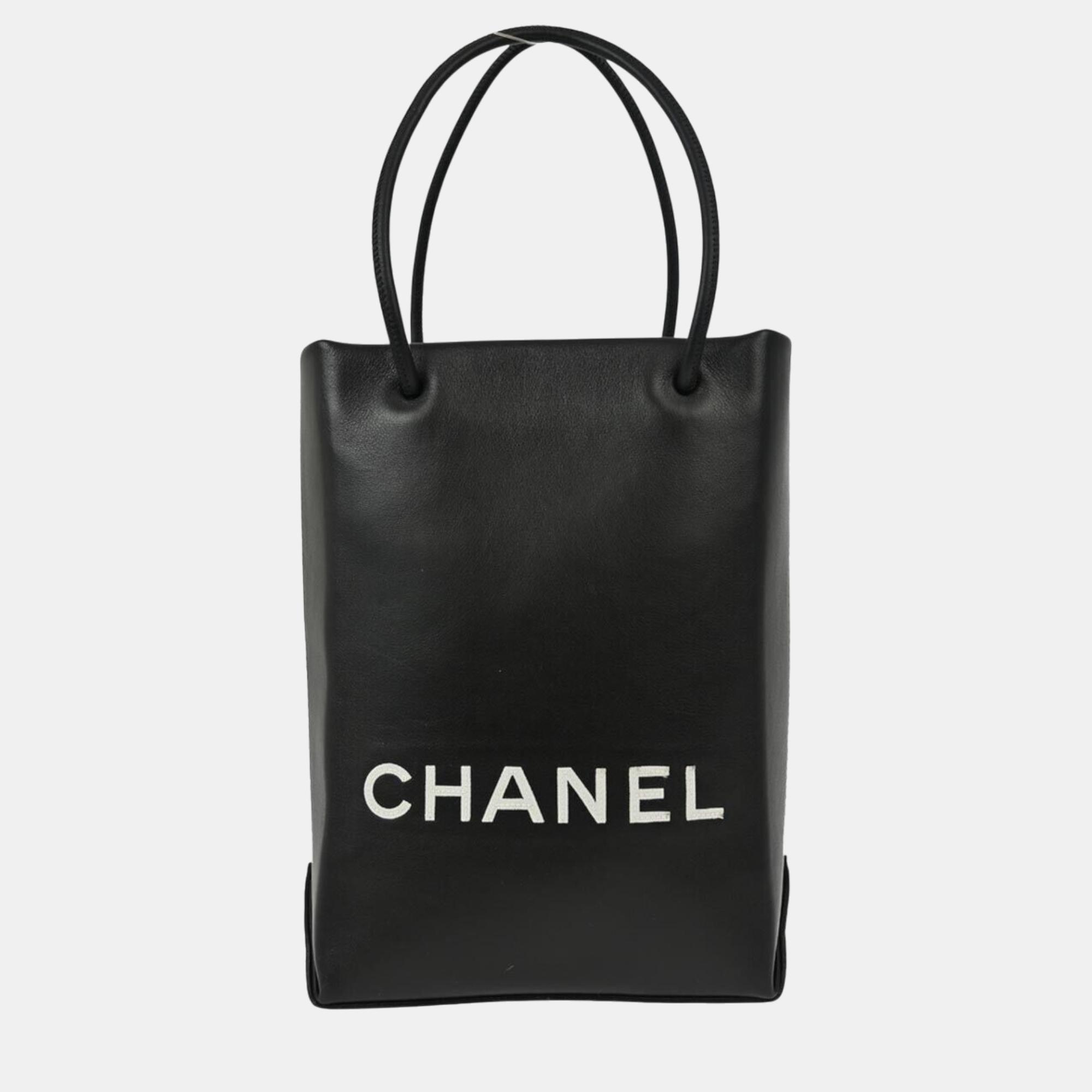 Chanel Black Calfskin Essential Tote Bag, Tote Handbags - Luxury Closet catalog