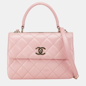 Chanel Pink Lambskin Matelasse Trendy Cc Chain Shoulder Bag, Shoulder Bags - Luxury Closet catalog