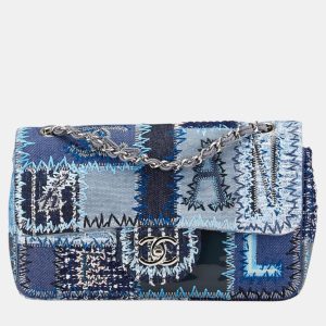 Chanel Multicolor  Denim Coco Mark Patchwork Chain Shoulder Bag, Shoulder Bags - Luxury Closet catalog