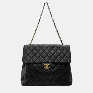 Chanel Black Caviar Leather CC Flap Shoulder Bag, Shoulder Bags - Luxury Closet catalog