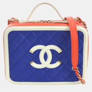Chanel Tricolour Quilted Leather CC Filigree Shoulder Bag, Shoulder Bags - Luxury Closet catalog