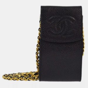 Chanel Black  Calfskin Chain CC Shoulder Bag, Shoulder Bags - Luxury Closet catalog