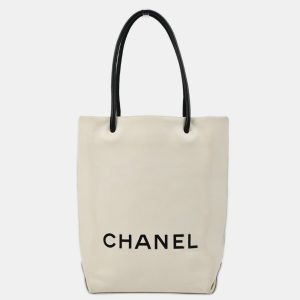 Chanel White Calfskin Essential Tote Bag, Tote Handbags - Luxury Closet catalog