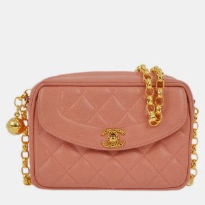 Chanel Pink Calfskin Camera CC Mini Shoulder  Bag, Shoulder Bags - Luxury Closet catalog