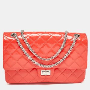 Chanel Orange Quilted Patent Leather 226 Reissue 2.55 Flap Bag, Shoulder Bags - Luxury Closet catalog