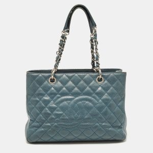 Chanel Blue Quilted Caviar Leather GST Tote, Tote Handbags - Luxury Closet catalog