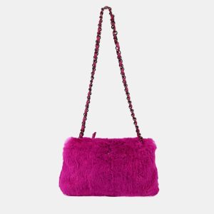 Chanel Purple Fur Chain Shoulder Bag, Shoulder Bags - Luxury Closet catalog