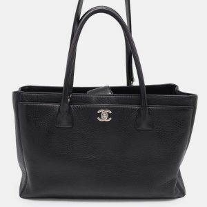 Chanel Black Leather CC Executive Tote Bag, Tote Handbags - Luxury Closet catalog