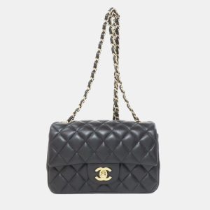 Chanel Black Lambskin Leather Shoulder Bag, Shoulder Bags - Luxury Closet catalog