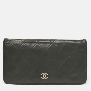 Chanel Black Quilted Leather L Yen Wallet, Wallets & Money Clips - Luxury Closet catalog