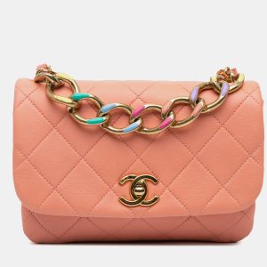 Chanel Pink Small Lambskin Color Match Flap Bag, Satchels - Luxury Closet catalog
