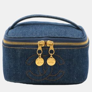 Chanel Coco Mark Denim Vanity Bag Handbag Blue, Handbags - Luxury Closet catalog