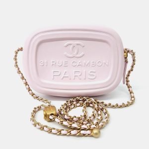 Chanel Pink Leather Mini Camera Case Bag, Handbags - Luxury Closet catalog