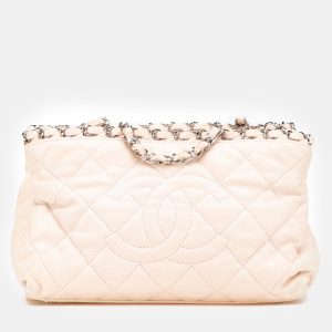 Chanel Light Beige Mini Quilted Lambskin Chain Me Tote Bag, Tote Handbags - Luxury Closet catalog