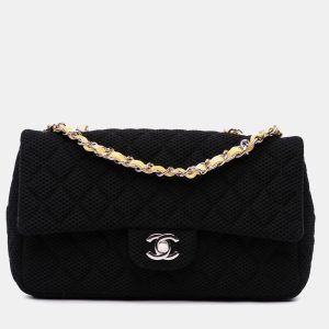 Chanel Black Medium Classic Mesh Single Flap Bag, Shoulder Bags - Luxury Closet catalog