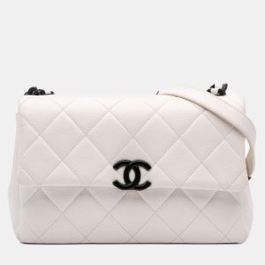 Chanel White Caviar Quilted My Everything Medium Flap Bag, Shoulder Bags - Luxury Closet catalog