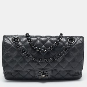 Chanel Black Quilted Leather Small Classic Double Flap Bag, Shoulder Bags - Luxury Closet catalog