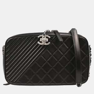 Chanel Black Lambskin Camera Shoulder Bag, Shoulder Bags - Luxury Closet catalog