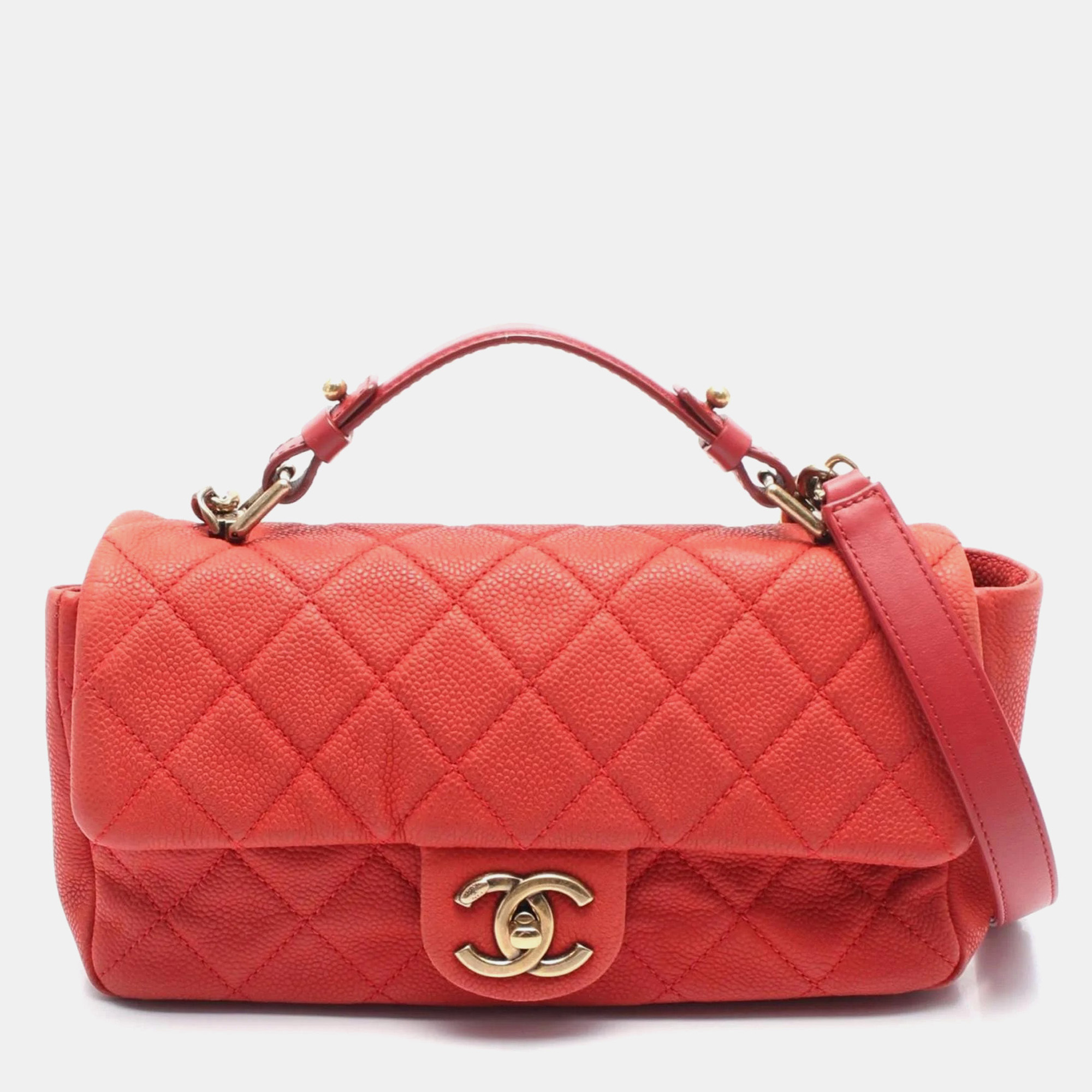 Chanel Red Caviar Chic Quilt Flap Shoulder Bag, Shoulder Bags - Luxury Closet catalog