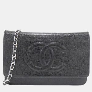 Chanel Black Leather Timeless CC Wallet On Chain, Wallets & Money Clips - Luxury Closet catalog