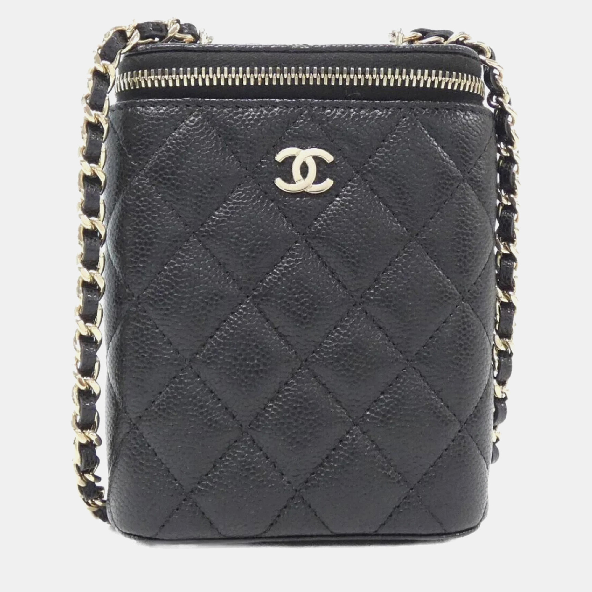 Chanel Black Leather Timeless Classic Vanity Shoulder Bag, Shoulder Bags - Luxury Closet catalog