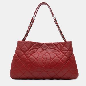 Chanel Red Quilted Caviar Expandable Zip Around Tote Bag, Tote Handbags - Luxury Closet catalog