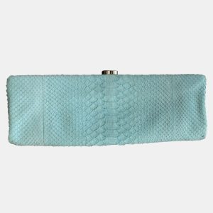 Chanel Mint Green Python Leather Clutch, Clutches & Special Occasion Bags - Luxury Closet catalog