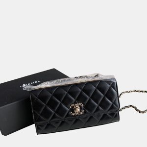 Chanel Trendy Cc Woc Black Lambskin Leather, Wallets & Money Clips - Luxury Closet catalog