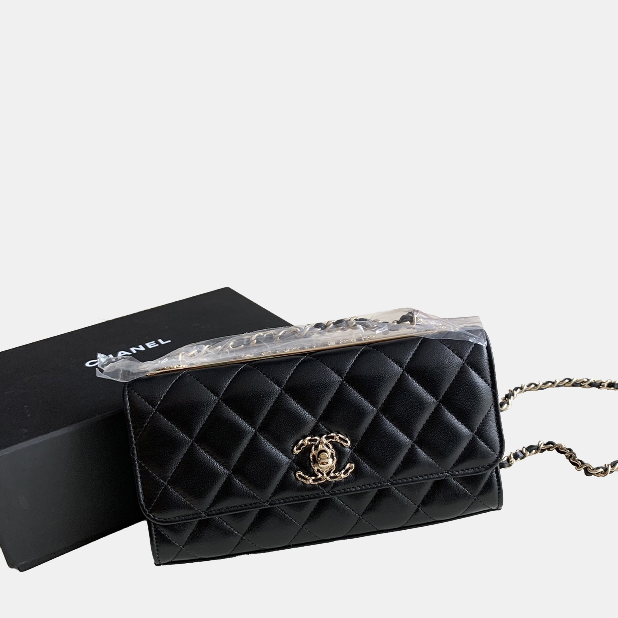 Chanel Trendy Cc Woc Black Lambskin Leather, Wallets & Money Clips - Luxury Closet catalog