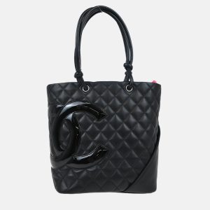 Chanel Black Leather Cambon Ligne Tote Bag, Tote Handbags - Luxury Closet catalog