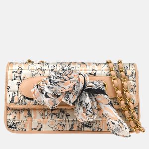 Chanel Pink Satin Silk Scarf Chain Shoulder Bag, Shoulder Bags - Luxury Closet catalog
