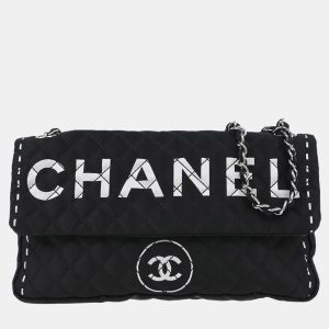 Chanel Black Satin Shoulder Bag, Shoulder Bags - Luxury Closet catalog