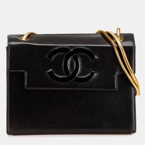 Chanel Black CC Patent Snake Chain Flap Bag, Shoulder Bags - Luxury Closet catalog