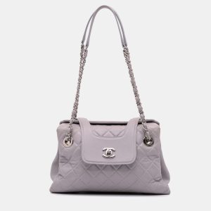Chanel Grey Quilted Lambskin x3 Accordion  Bag, Tote Handbags - Luxury Closet catalog