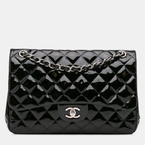 Chanel Black Jumbo Classic Patent Double Flap, Shoulder Bags - Luxury Closet catalog