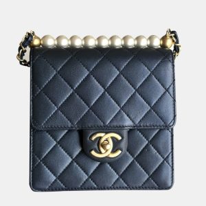 Chanel Pearlescent Blue Chic Pearls Shoulder Bag, Shoulder Bags - Luxury Closet catalog