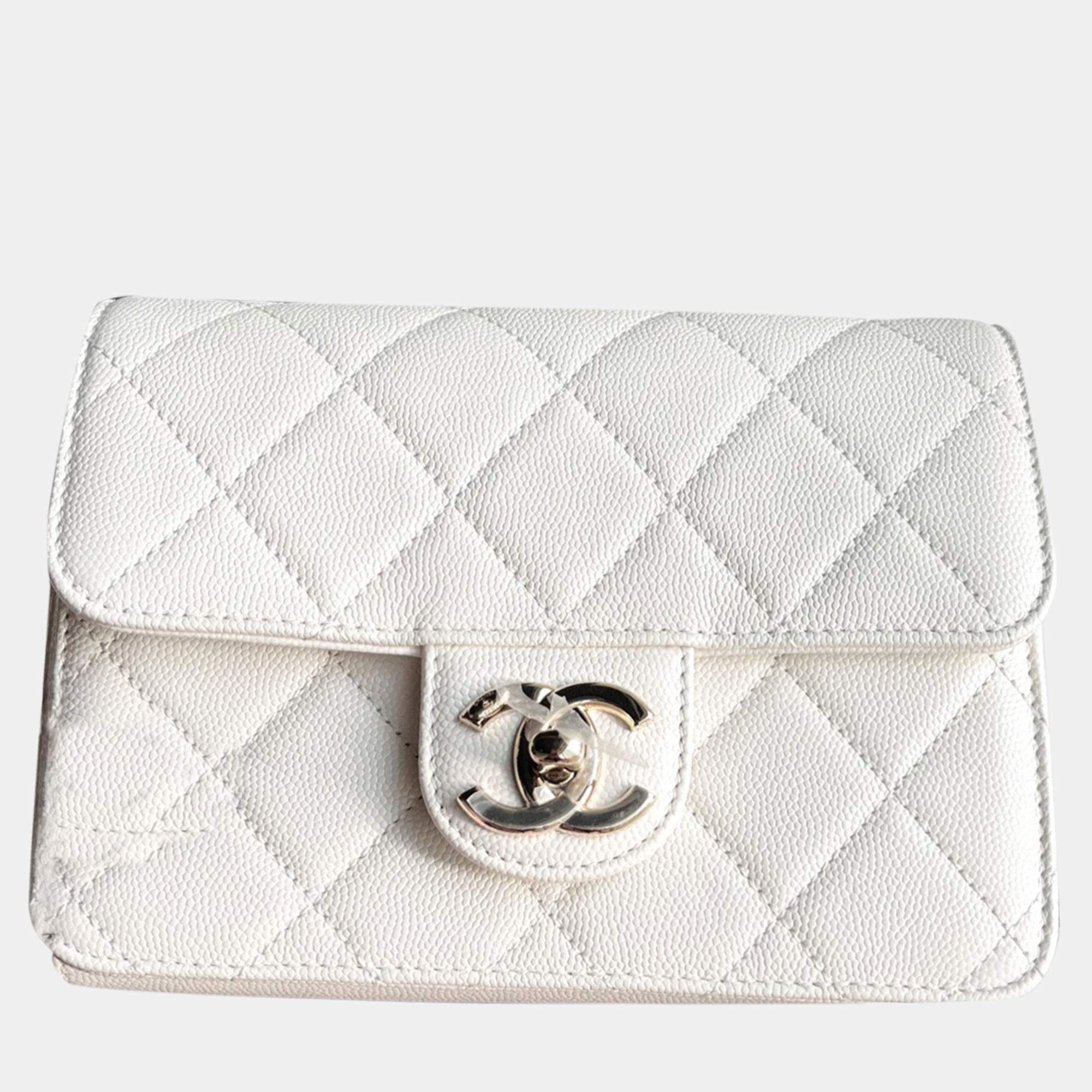 Chanel White Leather Chain Shoulder Bag, Shoulder Bags - Luxury Closet catalog