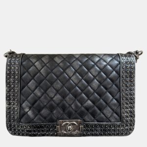 Chanel Distressed Studded Le Boy Shoulder Bag, Shoulder Bags - Luxury Closet catalog