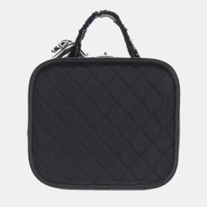 Chanel Black Canvas Vanity Handbag, Shoulder Bags - Luxury Closet catalog