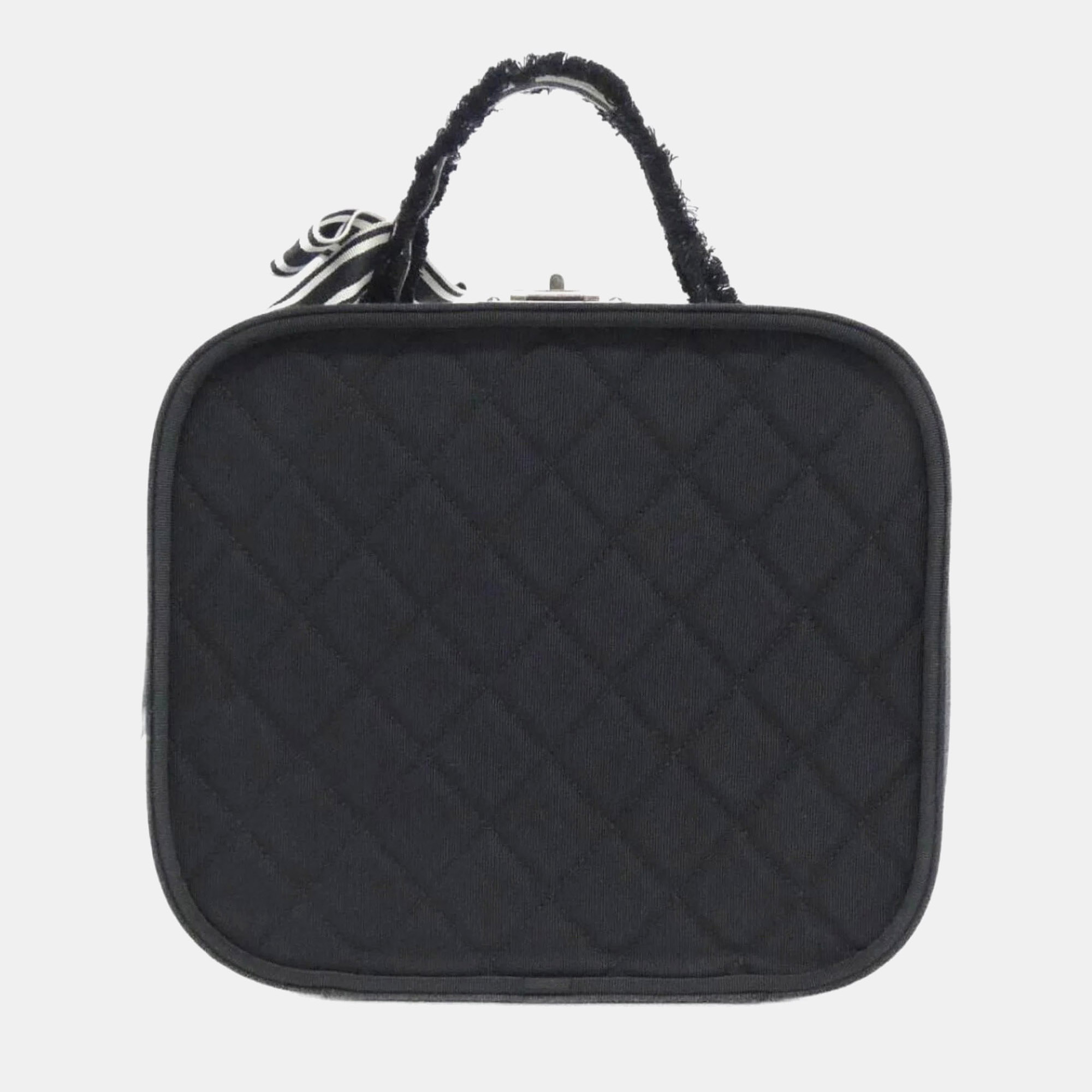 Chanel Black Canvas Vanity Handbag, Shoulder Bags - Luxury Closet catalog