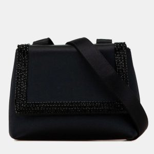 Chanel Black Satin Coco Mark Square Shoulder Bag, Shoulder Bags - Luxury Closet catalog