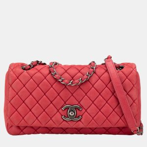 Chanel Red Small Iridescent Calfskin New Bubble Flap, Shoulder Bags - Luxury Closet catalog