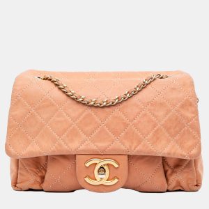 Chanel Orange Quilted Calfskin Chic Quilt Flap, Shoulder Bags - Luxury Closet catalog