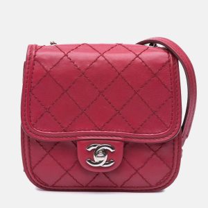 Chanel Red Mini Stitched Calfskin Citizen Flap, Shoulder Bags - Luxury Closet catalog